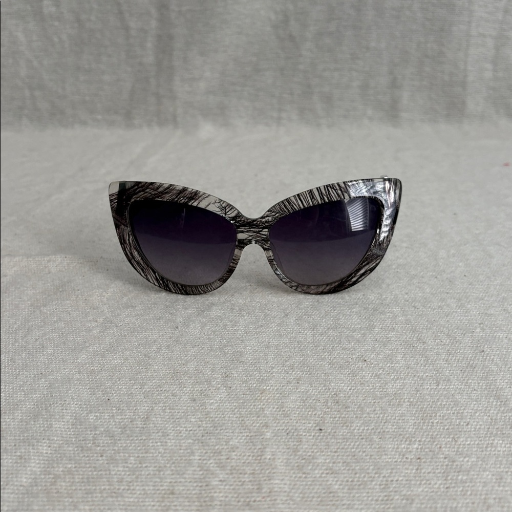 Linda Farrow x Charlotte Olympia Cat Eye Sunglasses